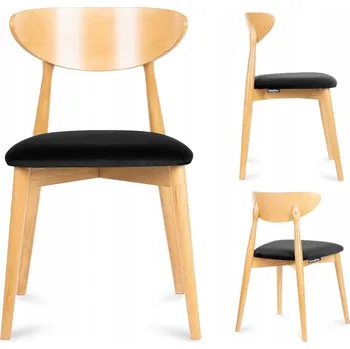 Jídelní židle ČALOUNĚNÁ DŘEVĚNÁ ŽIDLE INDUSTRIAL RETRO LOFT RABI KONSIMO