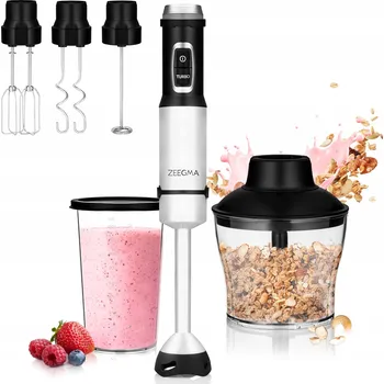 Tyčový mixér ZEEGMA 1500 W, stříbrný/šedý