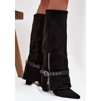 Dámské kozačky Kozačky na podpatku model 217211 Step in style 38