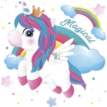 Papírový ubrousek Papírové ubrousky Jednorožec 33 x 33 cm 20ks 234062