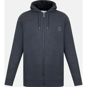 Pánská mikina Firetrap Zip Hoodie Charcoal Marl L