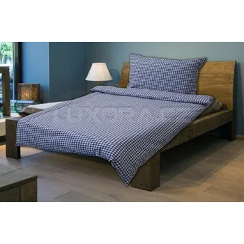 Povlečení Povlečení Kanafas modrý - 200x140 cm + 90x70 cm