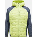 BUNDA PEAK PERFORMANCE M HELIUM DOWN HYBRID HOOD CRYSTAL GREEN