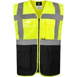 Korntex Hamburg Multifunkční reflexní vesta KX810 Signal Yellow-Black 5XL