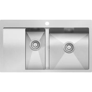 Nerezový dřez Nerezový dřez Helika LUNA LUN151N-R nerez kartáčovaný