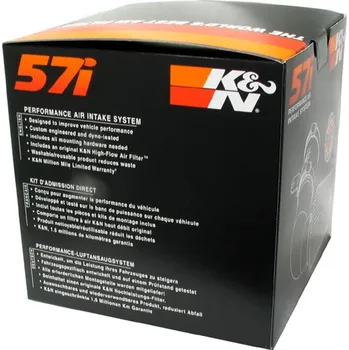 Vzduchový filtr K&N sportovní kit sání 57i pro Ford Ka 1.3L Benzin r.v. 2002 Exc. 70BHP