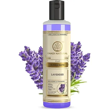 Koupelová pěna Pěna do koupele Levandule, 210 ml, Khadi Natural