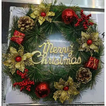Vánoční dekorace VERK GROUP VÁNOČNÍ VĚNEC 6186-16 o průměru 40 cm