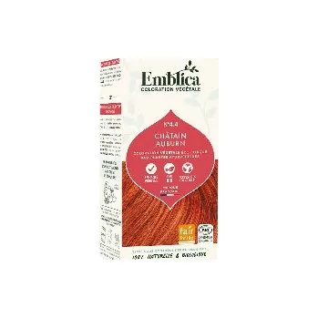 Barva na vlasy Emblica Přírodní rostlinná barva na vlasy 4.4 kaštanově hnědá BIO 100 g