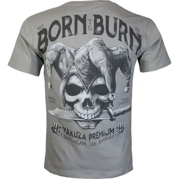 Pánské tričko Pánské triko Yakuza Premium 3910 light silver velikost: 3XL