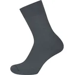 KNITVA 100% bavlněné ponožky EMIL - 5 párů šedá tmavá 47