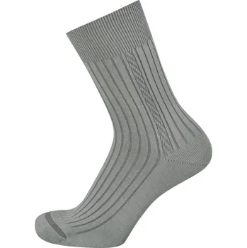 Pánské ponožky KNITVA Ponožky se stříbrem proti lezoucímu hmyzu KAREL - 5 párů šedá světlá 42