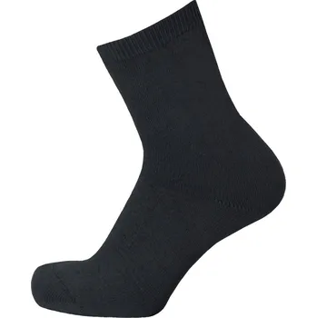 Pánské ponožky KNITVA Bavlněné froté ponožky ROBIN - 5 párů černá 45