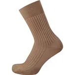 KNITVA Klasické bavlněné ponožky FAJAN - 10 párů béžová tmavá 49
