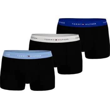 Oblečení a móda Pánské boxerky Tommy Hilfiger 3-Pack černé bavlněné pohodlné m