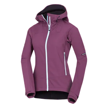 Dámská bunda Northfinder Dámská cestovní softshellová bunda 3L TIFFANI, darkgrape,