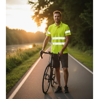 pracovní tričko MALFINI Polokošile HV RUNWAY, různé barvy Velikost M žlutá
