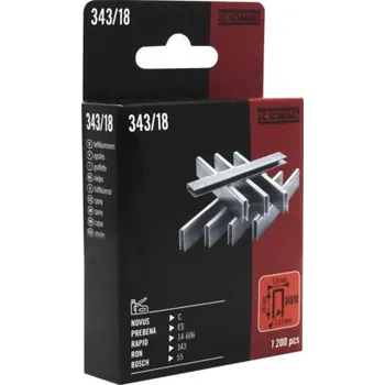 Průmyslová sponka Spony 343/18 J.C.Schwarz, 1200 ks