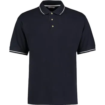 Pánské tričko Kustom Kit Pánské polo triko KK606 Navy-White S