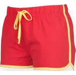 Sf Dámské bavlněné kraťasy SK069 Red-Navy Check-Yellow XL