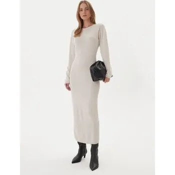 Dámské šaty Kontatto Úpletové šaty 3M0964C Écru Slim Fit OS