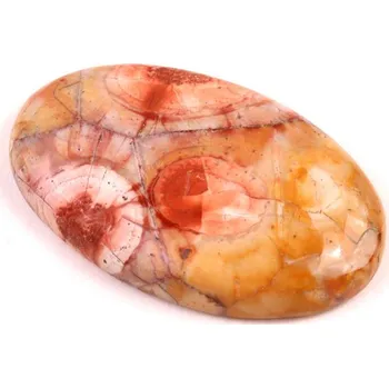 Přírodní kámen Kabošon Birds Eye Jaspis č.6297 (42x25x7mm)