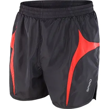 Pánské kraťasy Spiro Pánské běžecké kraťasy RT183 Black-Red XS