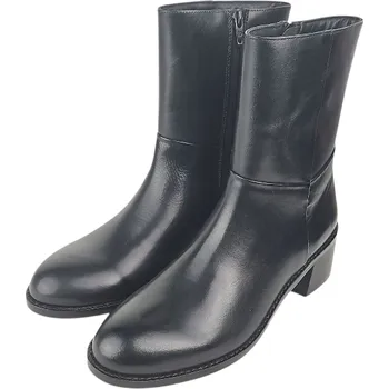 Dámské kozačky SI 2885 - 100 Dámské kozačky na zip s mírným zateplením 39