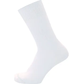 Pánské ponožky KNITVA Slabé bavlněné ponožky MONET - 5 párů bílá 41