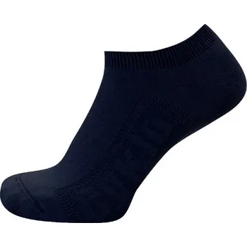 Pánské ponožky KNITVA Sportovní kotníčkové ponožky se vzorkem DANUTA modrá tmavá 43