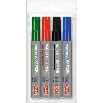 Permanentní popisovač vícebarevný Toma 4 ks