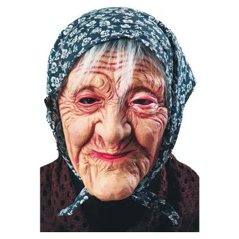 Karnevalová maska Maska čarodějnická se šátkem