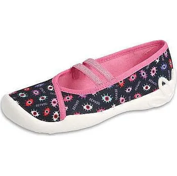 Dívčí bačkory BEFADO dívčí balerínky 116Y321 černé 33