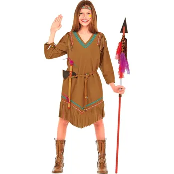 Karnevalový kostým Dětský kostým indiánka z kmene Cheyenů - Pro věk 8-10 let