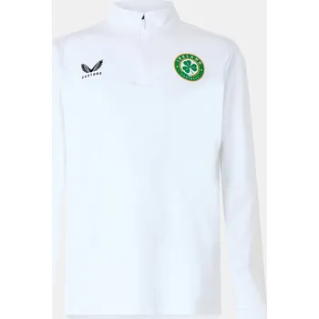 Pánská mikina Castore Ireland Quarter Zip Drill Top 2024 Mens White M