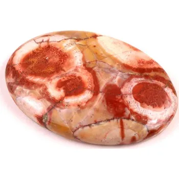 Přírodní kámen Kabošon Birds Eye Jaspis č.6300 (39x26x6mm)