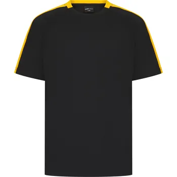 Finden+Hales Dětské sportovní tričko LV292 Black-GLD 11-12 years
