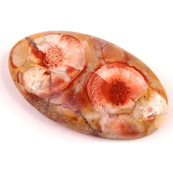 Přírodní kámen Kabošon Birds Eye Jaspis č.6302 (36x22x6mm)