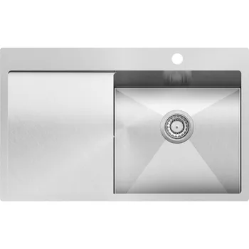 Nerezový dřez Nerezový dřez Helika LUNA LUN101N-P nerez kartáčovaný