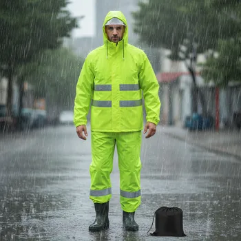 pracovní souprava Procera Oblek RAINVIS (bez certifikace EN ISO 20471), žlutý Velikost M žlutá