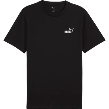 Dámské tričko Pánské tričko Puma Ess 2 Color Small No. 1 Logo Tee black 684717 01 pánské L