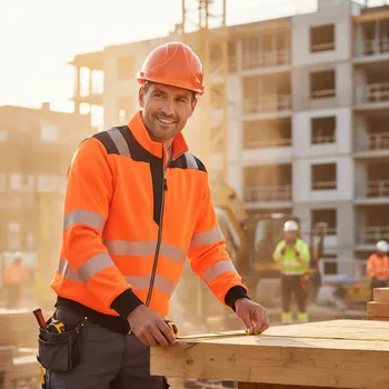 pracovní mikina Portwest Mikina BOSANGA zip, různé barvy Velikost M oranžová