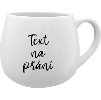 TEXT NA PŘÁNÍ - bílý keramický hrníček 300 ml