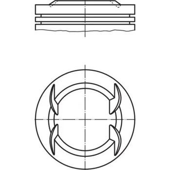 Píst motoru Píst MAHLE 009 44 01
