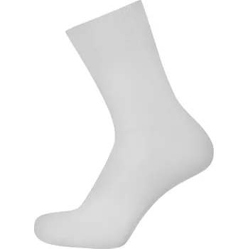Pánské ponožky KNITVA 100% bavlněné ponožky EMIL - 5 párů bílá 41