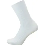 KNITVA Klasické bavlněné ponožky FAJAN - 5 párů bílá 43