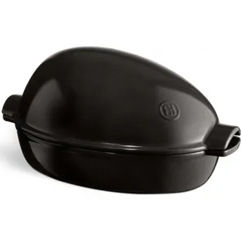 pekáč Emile Henry velký oválný pekáč na kuře s poklicí 5l, pepřová 799544