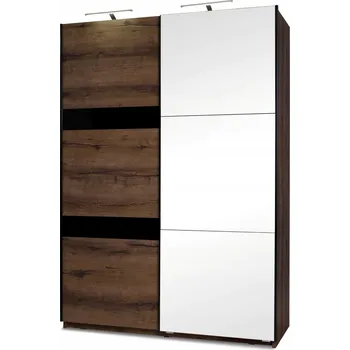 Šatní skříň SKŘÍŇ SE ZRCADLEM 150x215x69 dub klášterní MERO KONSIMO