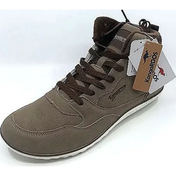 Dámské tenisky KANGAROOS dámská kotníková obuv 302090003044 BAREFOOT hnědá TEX 36