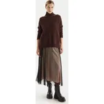 TWINSET Midi sukně 252TT2023 Černá Regular Fit 38